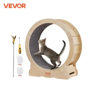 Exercise Wheel Natural Wood Silent Running Treadmill
