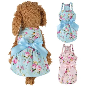 Beautiful Floral  Summer Pet  Dress