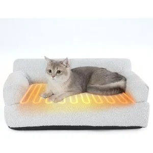 Heated Couch Bed for Indoor Pet ,Orthopedic Furniture,
