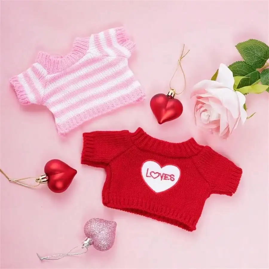 4Pcs Small Animal Sweaters Soft Warm Clothes - Image 7
