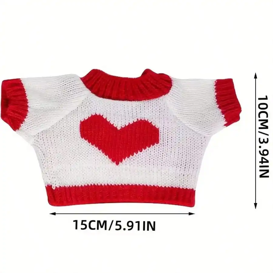 4Pcs Small Animal Sweaters Soft Warm Clothes - Image 3