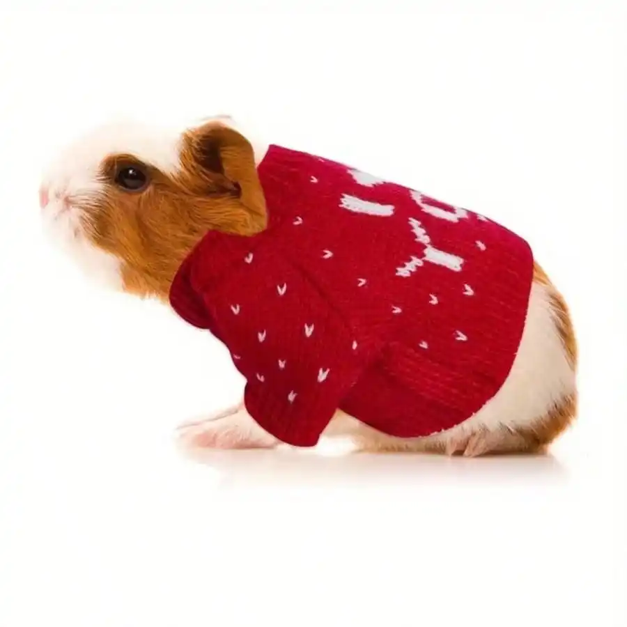 4Pcs Small Animal Sweaters Soft Warm Clothes - Image 5