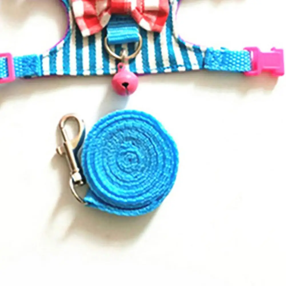 Pet Chest Strap Striped Hamster, Rabbit, Ferret Bow-knot Harness Vest Leash - Image 26