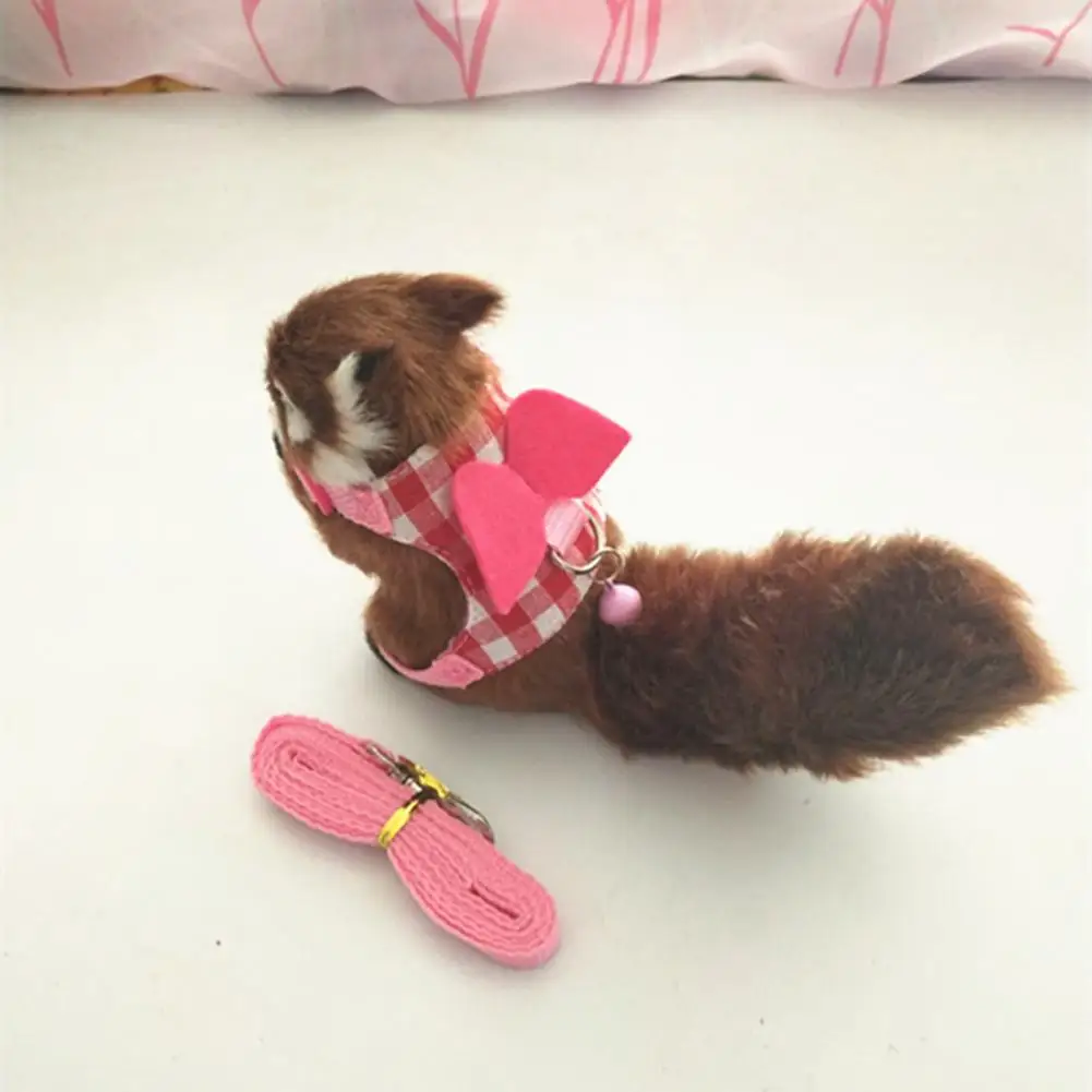 Pet Chest Strap Striped Hamster, Rabbit, Ferret Bow-knot Harness Vest Leash - Image 14