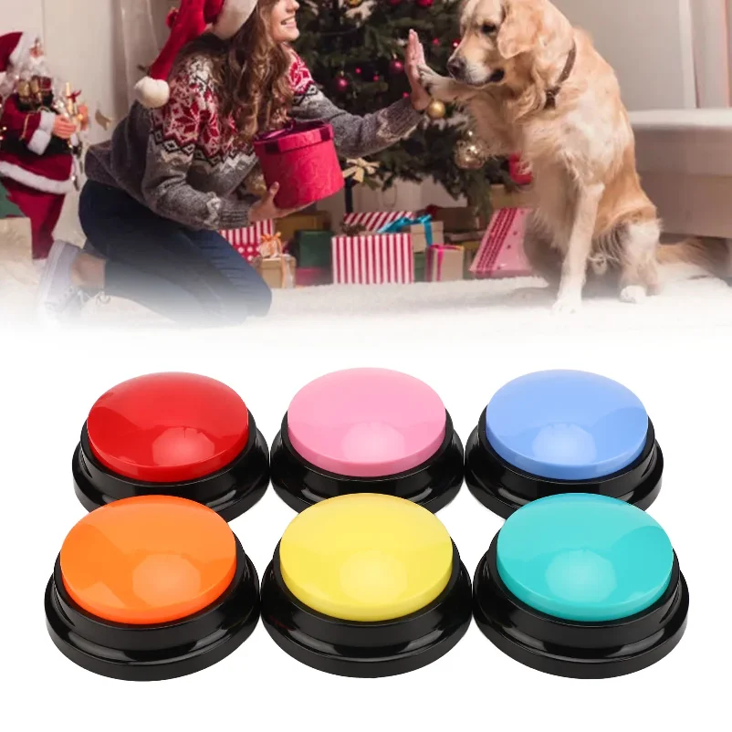 6pcs Record Talking Buttons Dog Record Button Multifunction Portable 30 Seconds Record Talking Buttons for Cats Dogs Pets - Image 3
