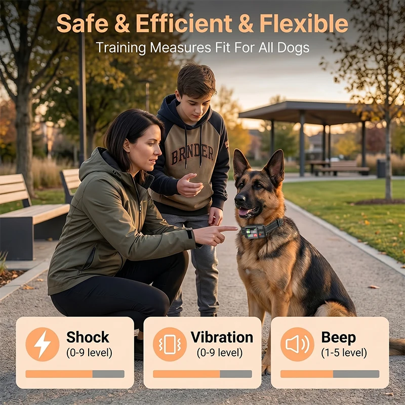 Dog Electronic Fence | Outdoor GPS Fencing System | Waterproof Wireless Fence | Dog Training Collar | Adjustable Warning Intensity | Fence Radius: 33–999 Yards | Rechargeable Smart Pet Containment System - Image 5