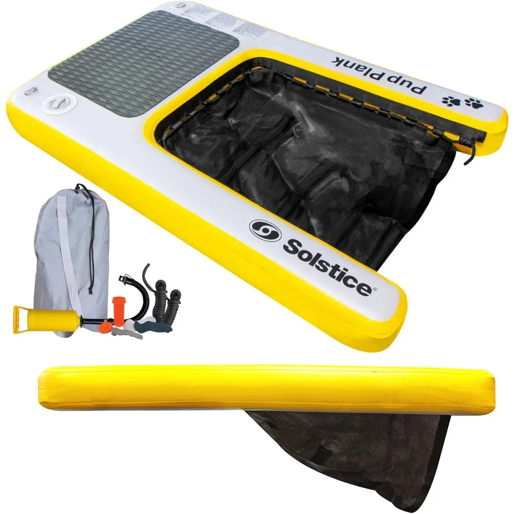 SOLSTICE Inflatable Pup Plank, Dog Water Ramp for Boats and Docks, XL, 200 lb Capacity - Floating Platform for Pets for Lake, Ri - Image 4