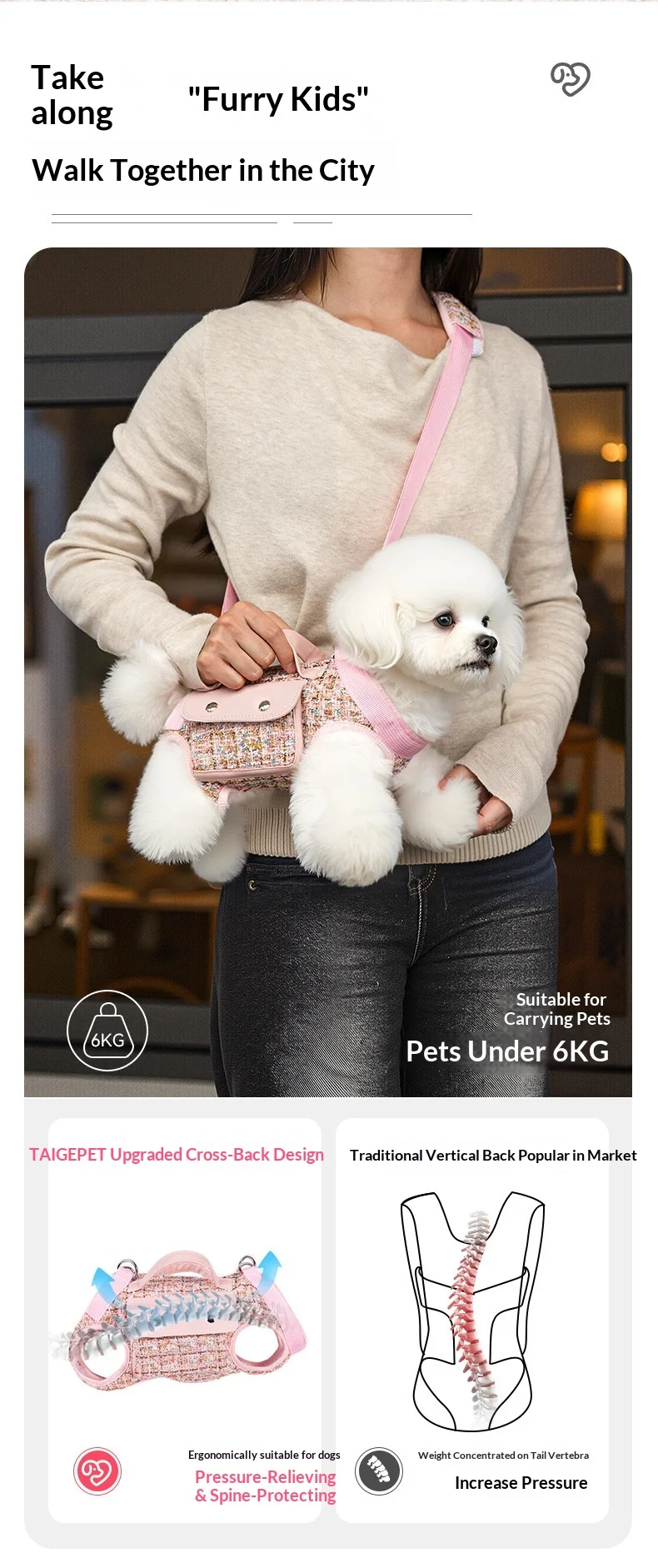 Dog Or Cat Horizontal Backpack - Image 16
