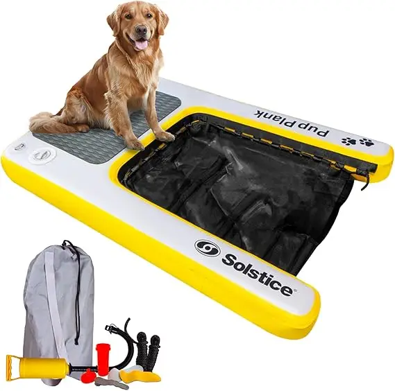 SOLSTICE Inflatable Pup Plank, Dog Water Ramp for Boats and Docks, XL, 200 lb Capacity - Floating Platform for Pets for Lake, Ri - Image 7